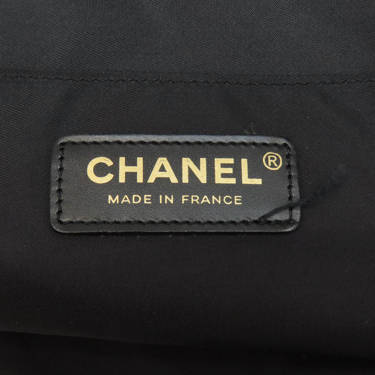 CHANEL Tote Bag Nylon black New travel line