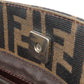 FENDI Handbag canvas Brown Zucca Pattern