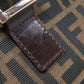FENDI Handbag canvas Brown Zucca Pattern