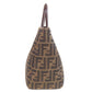 FENDI Handbag canvas Brown Zucca Pattern