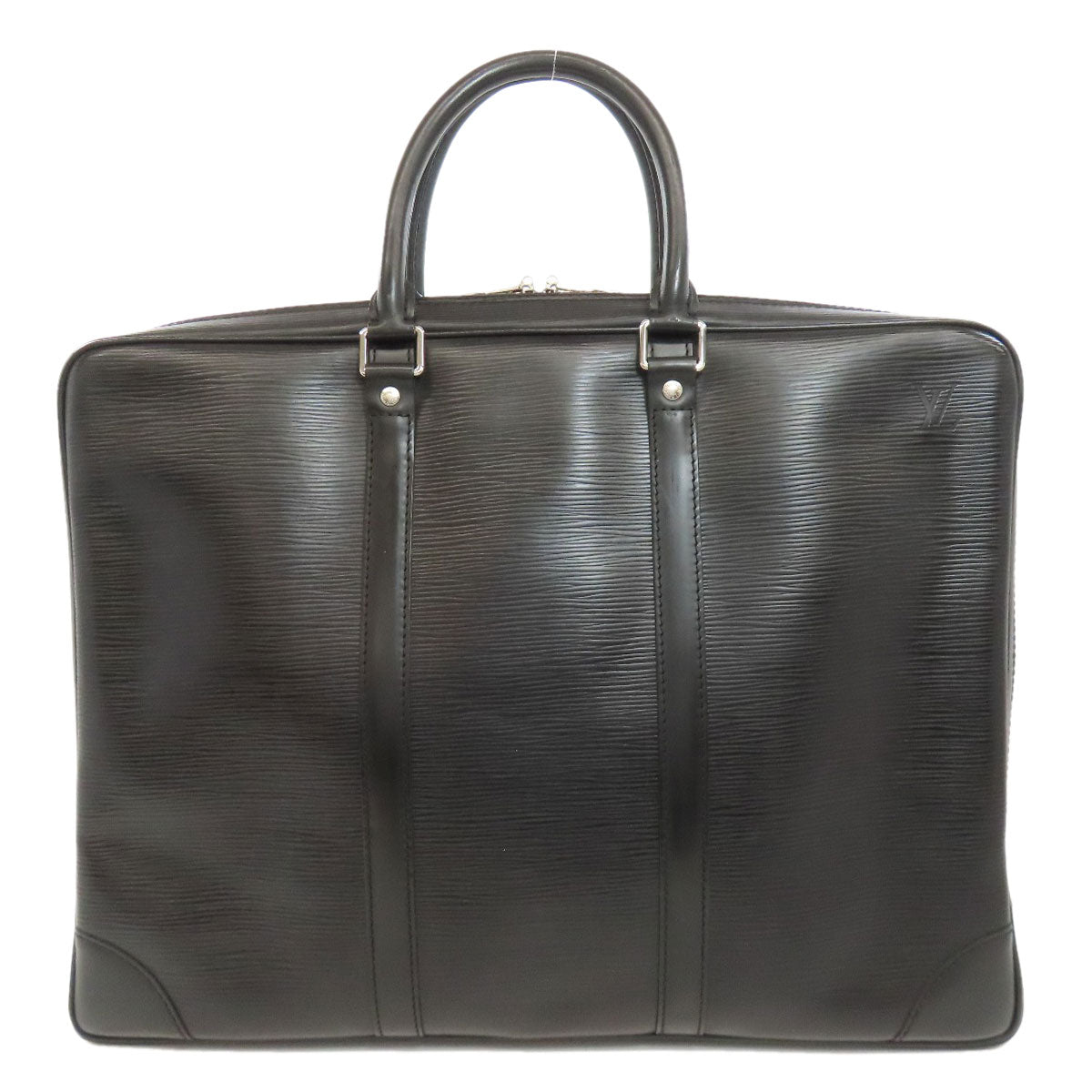 LOUIS VUITTON Business bag M40321 Epi black Porto Documan Voyajaj mens Used Authentic