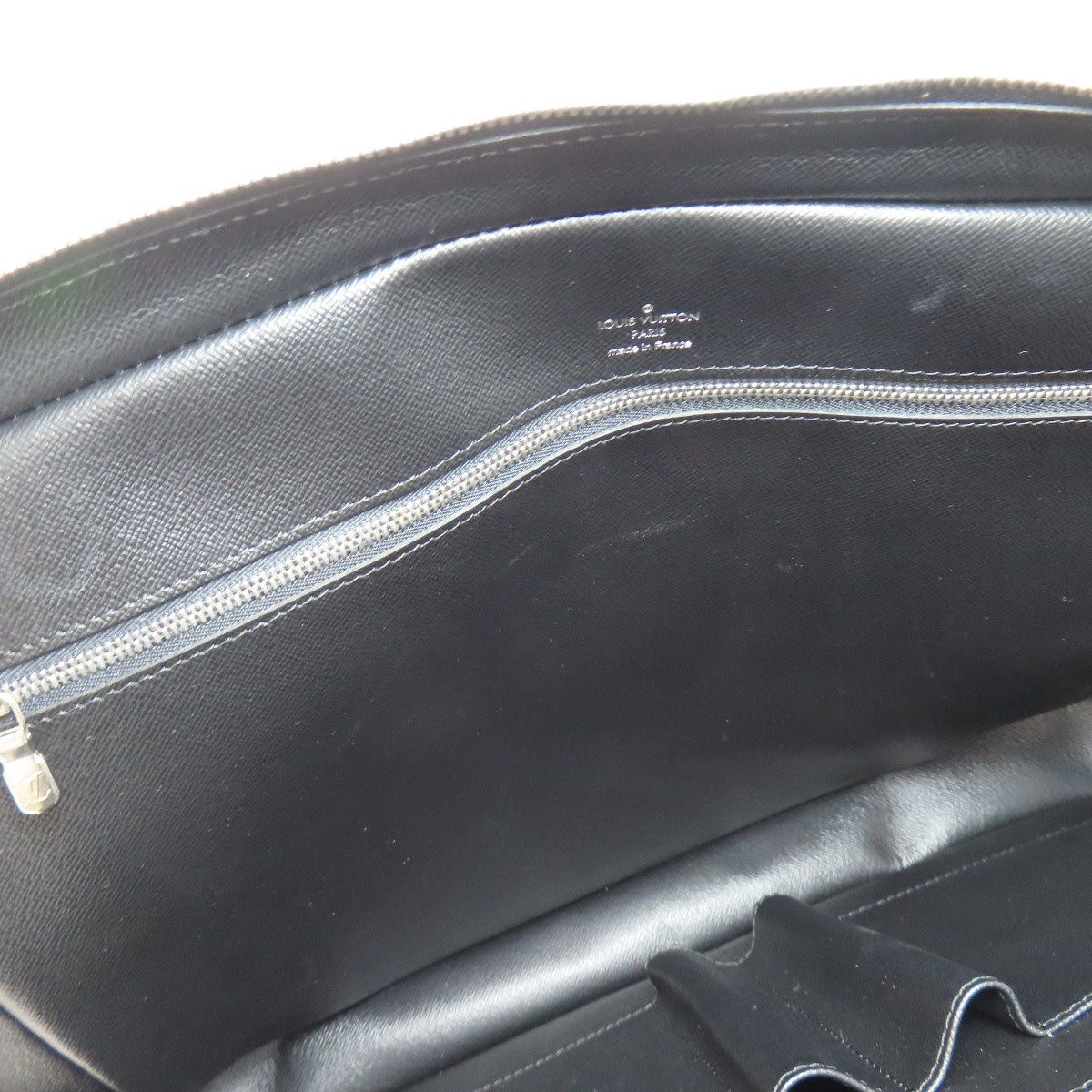LOUIS VUITTON Business bag M40321 Epi black Porto Documan Voyajaj mens Used Authentic