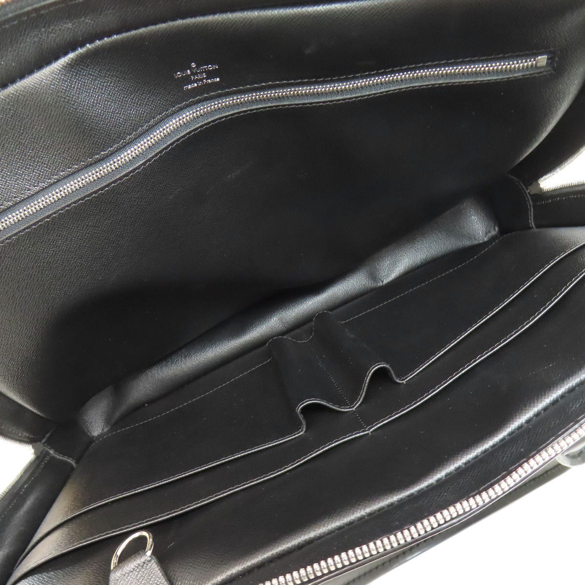 LOUIS VUITTON Business bag M40321 Epi black Porto Documan Voyajaj mens Used Authentic
