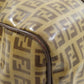 FENDI Tote Bag PVC Brown Zucca Pattern Women Used Authentic
