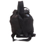PRADA Backpack B6677F Nylon black logoMetal Women Used Authentic