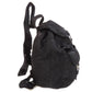 PRADA Backpack B6677F Nylon black logoMetal Women Used Authentic