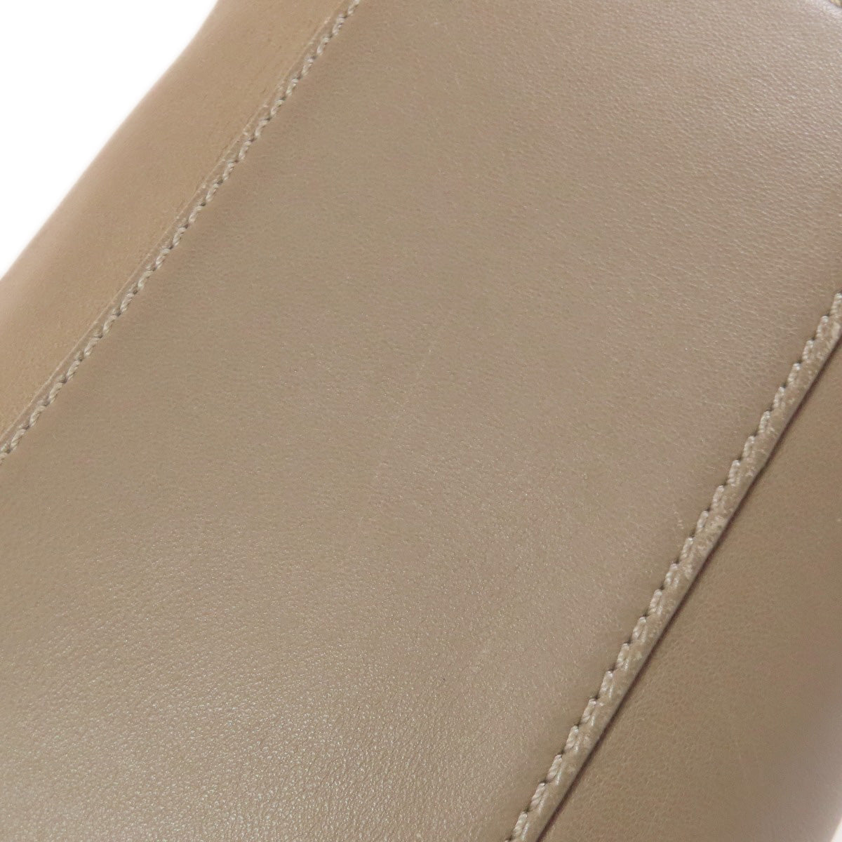 FENDI Handbag Calfskin Brown Peekaboo Mini 2WAY