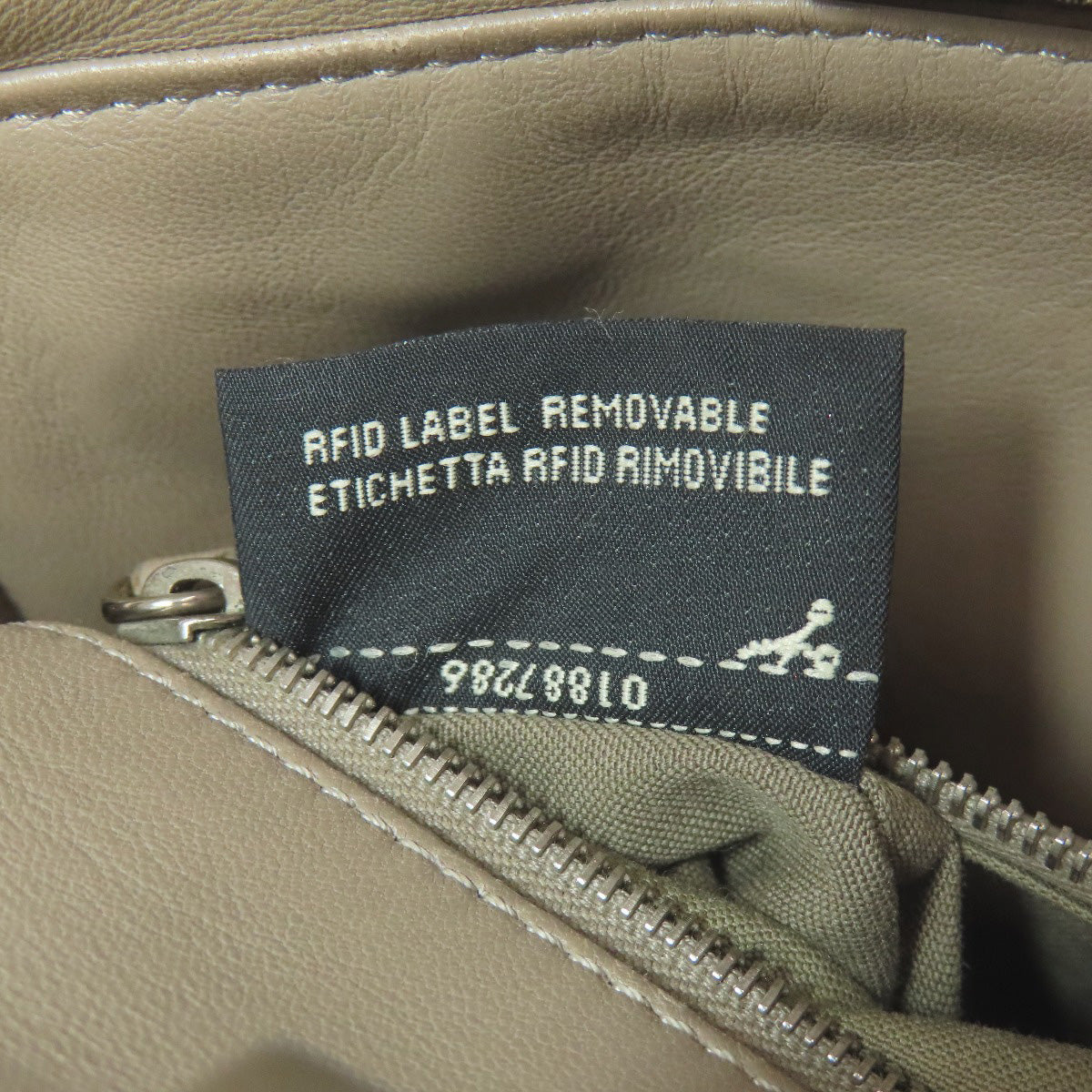 FENDI Handbag Calfskin Brown Peekaboo Mini 2WAY