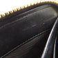 PRADA Long Wallet Purse leather black Zip Around Women Used Authentic