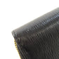 PRADA Long Wallet Purse leather black Zip Around Women Used Authentic
