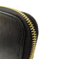PRADA Long Wallet Purse leather black Zip Around Women Used Authentic