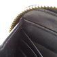 PRADA Long Wallet Purse leather black Zip Around Women Used Authentic
