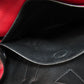 PRADA Tote Bag Safiano Red logo Women Used Authentic