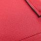 PRADA Tote Bag Safiano Red logo Women Used Authentic