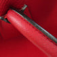PRADA Tote Bag Safiano Red logo Women Used Authentic