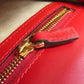 GUCCI Shoulder Bag 421882 Calfskin Red Silvi