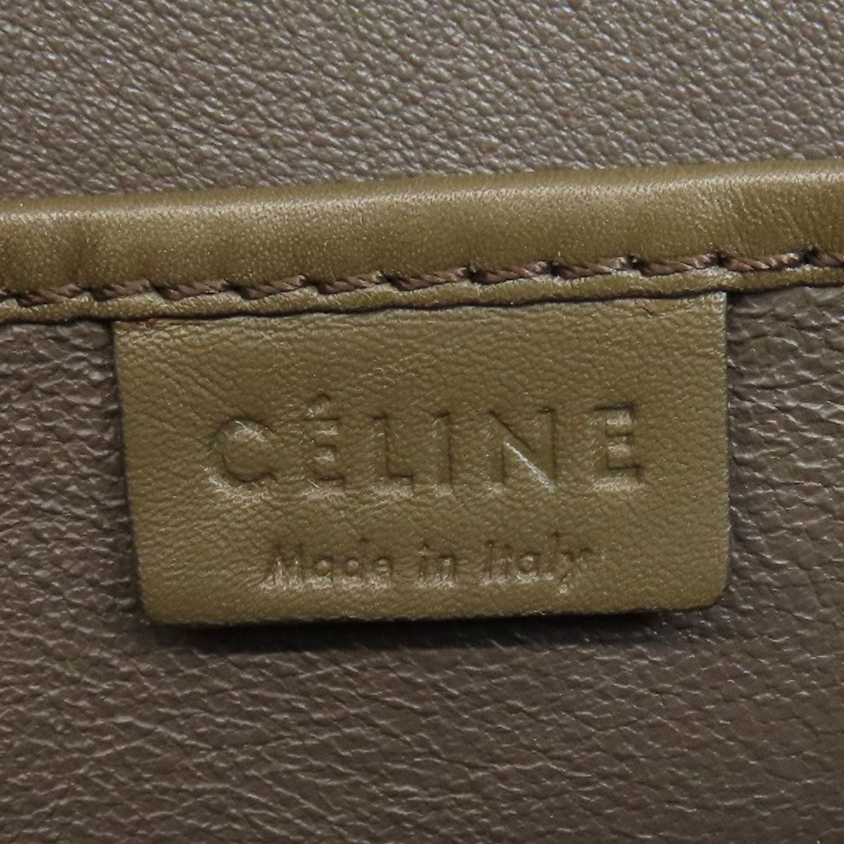 CELINE Handbag Calfskin Brown Luggage nano 2 WAY Women Used Authentic