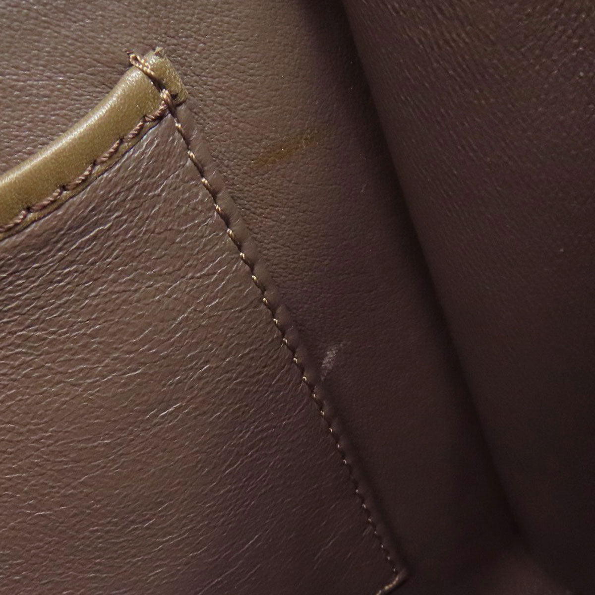 CELINE Handbag Calfskin Brown Luggage nano 2 WAY Women Used Authentic