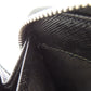 PRADA Long Wallet Purse leather black logoMetal Women Used Authentic