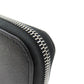PRADA Long Wallet Purse leather black logoMetal Women Used Authentic