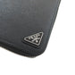 PRADA Long Wallet Purse leather black logoMetal Women Used Authentic