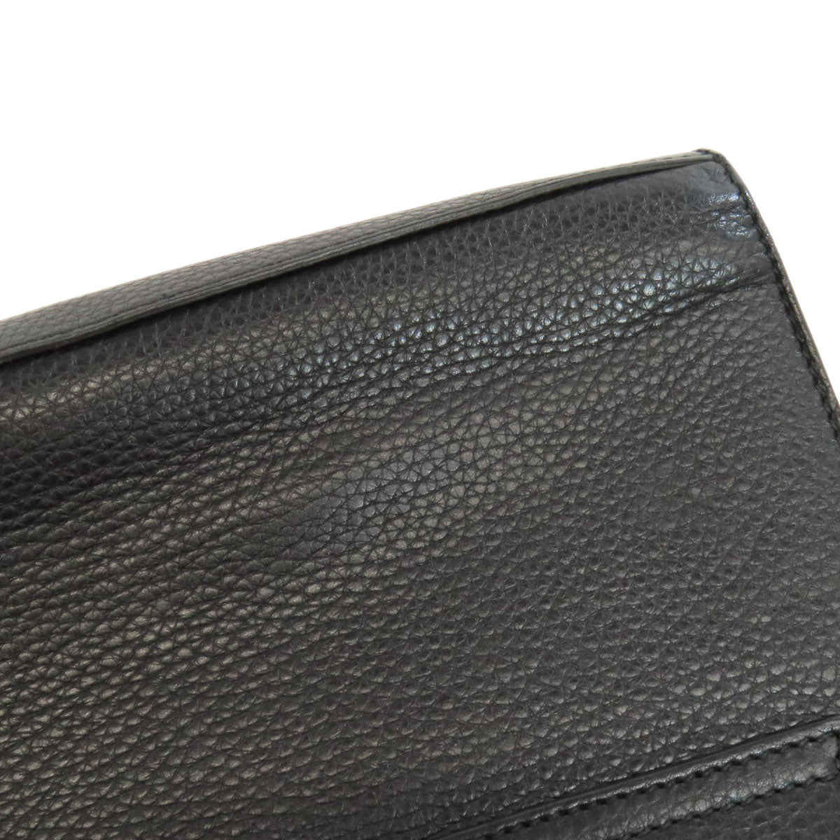 GUCCI Shoulder Bag 295408 leather black one belt horsebit Women Used Authentic