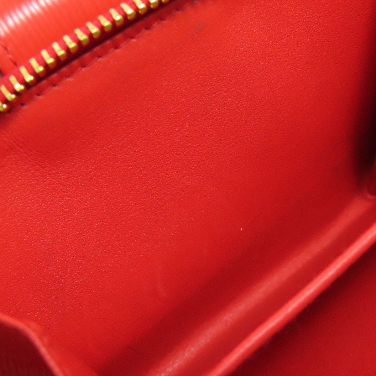 PRADA Bifold Wallet 1ML018 leather Red logo Women Used Authentic