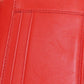 PRADA Bifold Wallet 1ML018 leather Red logo Women Used Authentic
