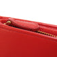 PRADA Bifold Wallet 1ML018 leather Red logo Women Used Authentic