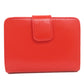 PRADA Bifold Wallet 1ML018 leather Red logo Women Used Authentic