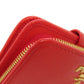 PRADA Bifold Wallet 1ML018 leather Red logo Women Used Authentic
