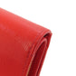 PRADA Bifold Wallet 1ML018 leather Red logo Women Used Authentic