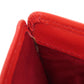 PRADA Bifold Wallet 1ML018 leather Red logo Women Used Authentic