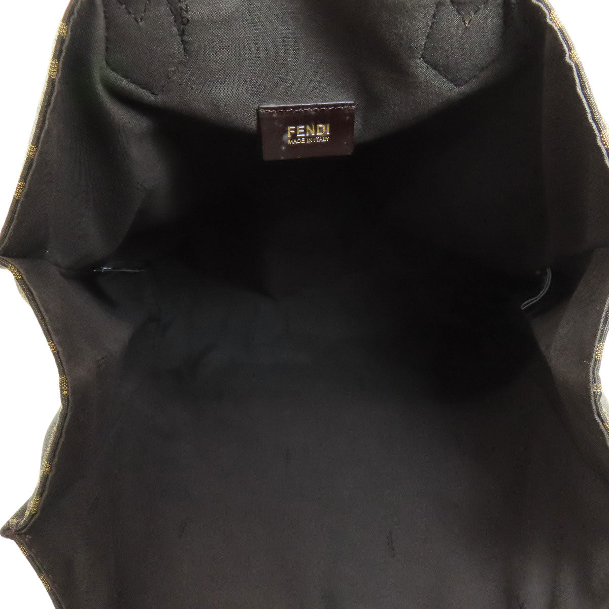 FENDI Tote Bag canvas Brown Zucca Pattern