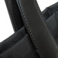 CHANEL Tote Bag Nylon jacquard black New Travel Line MM