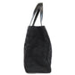 CHANEL Tote Bag Nylon jacquard black New Travel Line MM