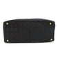 CHANEL Tote Bag Nylon jacquard black New Travel Line MM