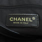 CHANEL Tote Bag Nylon jacquard black New Travel Line MM