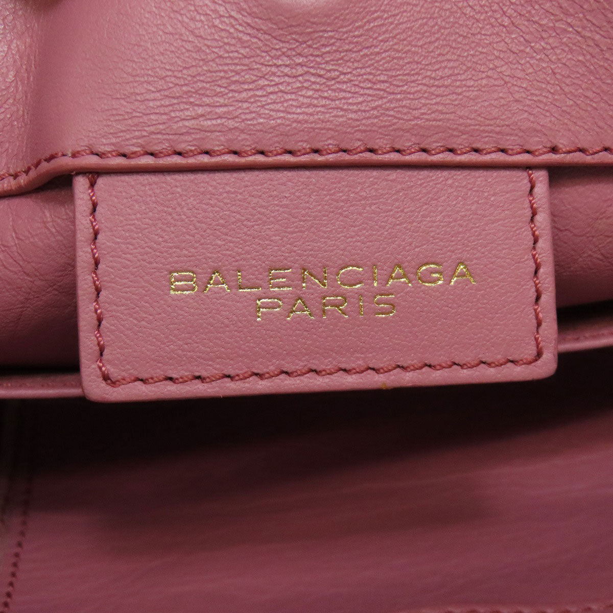 BALENCIAGA Handbag 305572 Calfskin pink Paper Bag Mini 2WAY