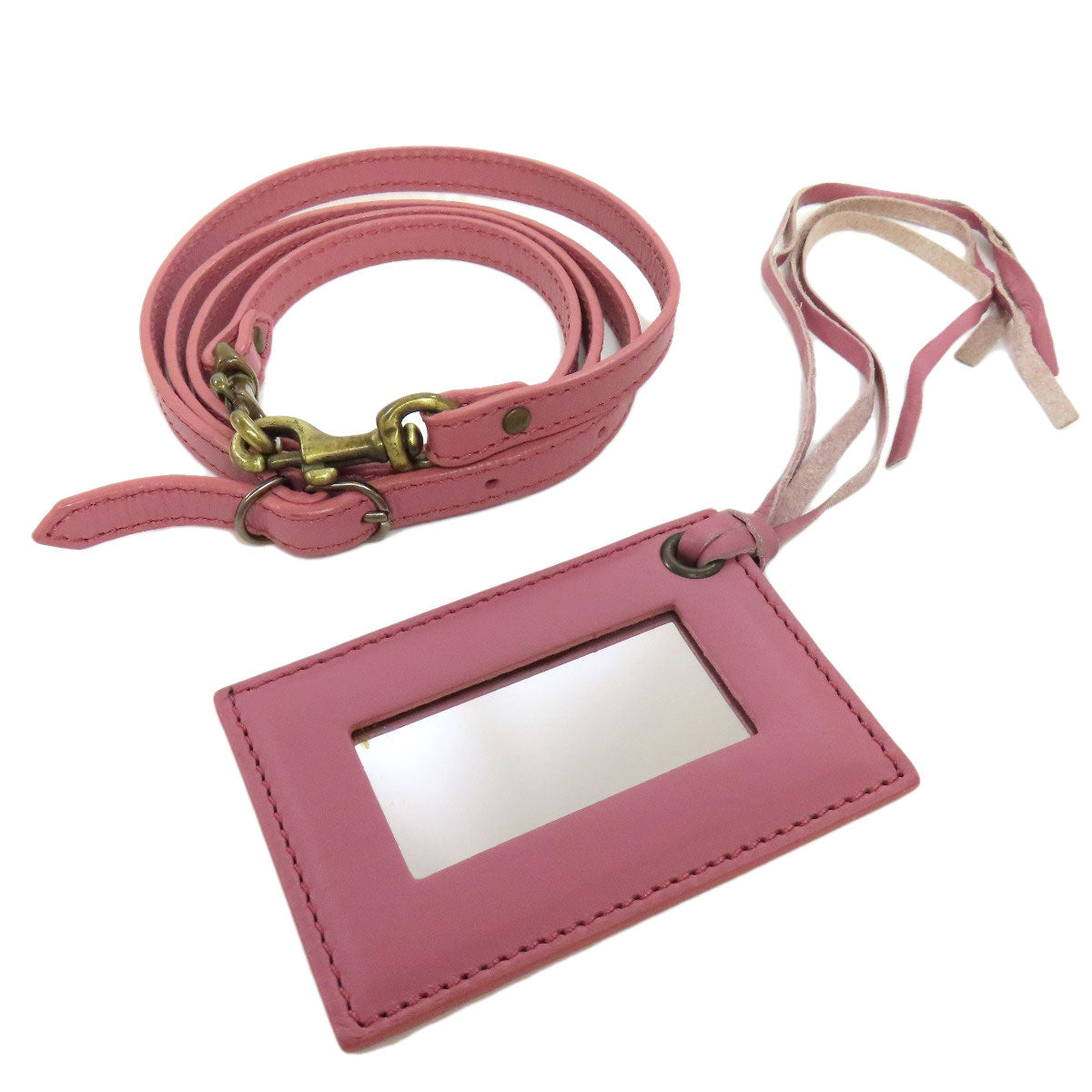 BALENCIAGA Handbag 305572 Calfskin pink Paper Bag Mini 2WAY