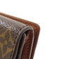 LOUIS VUITTON Coin case M61927 Monogram canvas Brown Ludlow Women Used Authentic