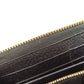 GUCCI Long Wallet Purse 700484 leather black Zip Around Horsebit Women Used Authentic