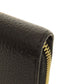 GUCCI Long Wallet Purse 700484 leather black Zip Around Horsebit Women Used Authentic