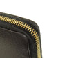 GUCCI Long Wallet Purse 700484 leather black Zip Around Horsebit Women Used Authentic