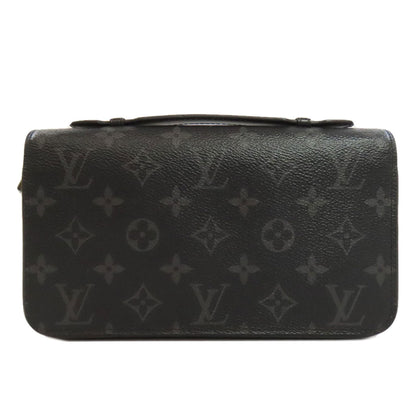 LOUIS VUITTON business bag M61698 Monogram Eclipse black Zippy XL mens Used Authentic