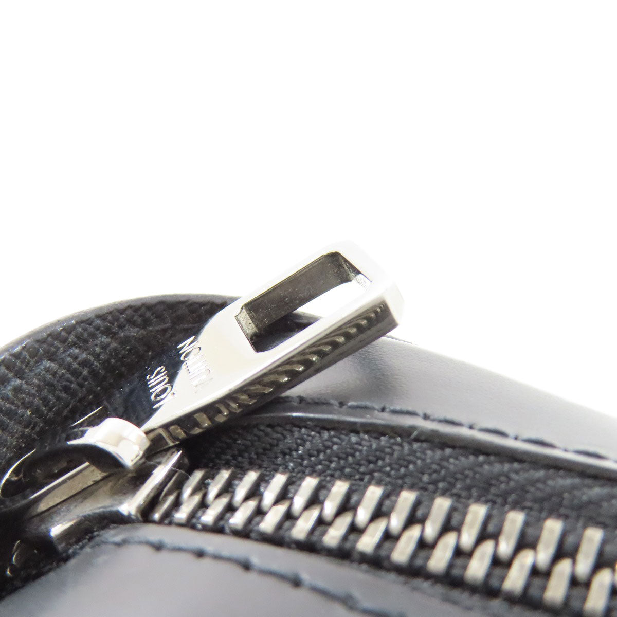 LOUIS VUITTON business bag M61698 Monogram Eclipse black Zippy XL mens Used Authentic