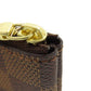 LOUIS VUITTON Coin case N62658 Damier canvas Brown Pochette Kle Women(Unisex) Used Authentic