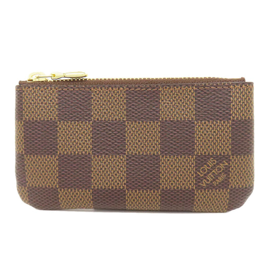 LOUIS VUITTON Coin case N62658 Damier canvas Brown Pochette Kle Women(Unisex) Used Authentic