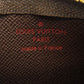 LOUIS VUITTON Coin case N62658 Damier canvas Brown Pochette Kle Women(Unisex) Used Authentic