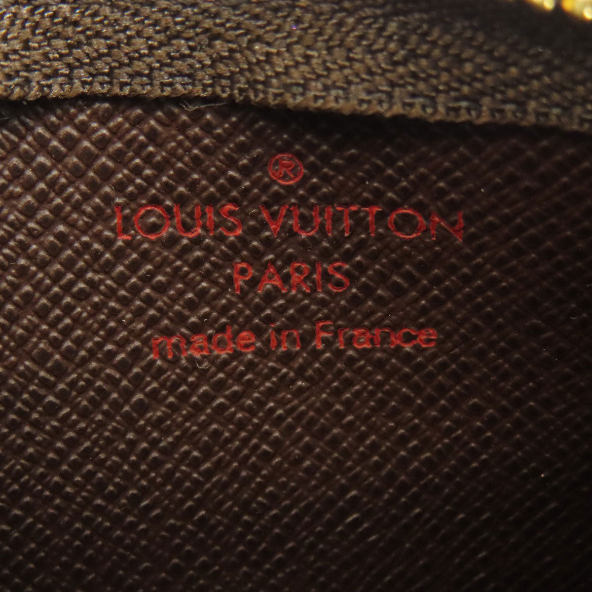 LOUIS VUITTON Coin case N62658 Damier canvas Brown Pochette Kle Women(Unisex) Used Authentic